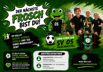 Nachwuchs gesucht: Die SV 05 Froschbachtal freut sich über neue Kinder und Jugendliche