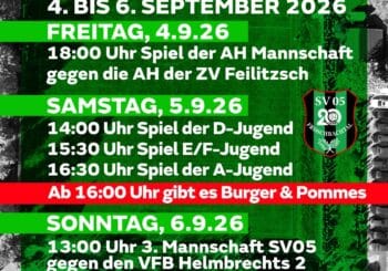 Sportfest beim ATS Bobengrün & der SV 05 – 2026