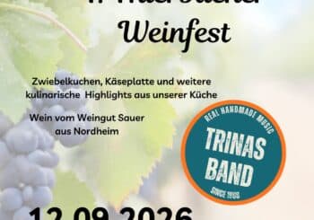 Der ATSV Thierbach/Marxgrün lädt zum 4. Weinfest ein