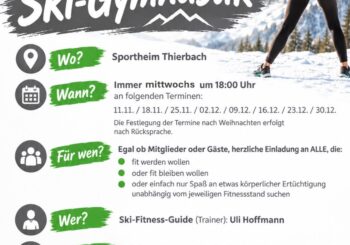 ⛷️ Fit durch den Winter – Ski-Gymnastik beim ATSV Thierbach/Marxgrün! 💪❄️