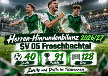 128 Tore, 91 Punkte und zweimal mitten im Titelrennen – die große Hinrundenbilanz unserer Herrenmannschaften!